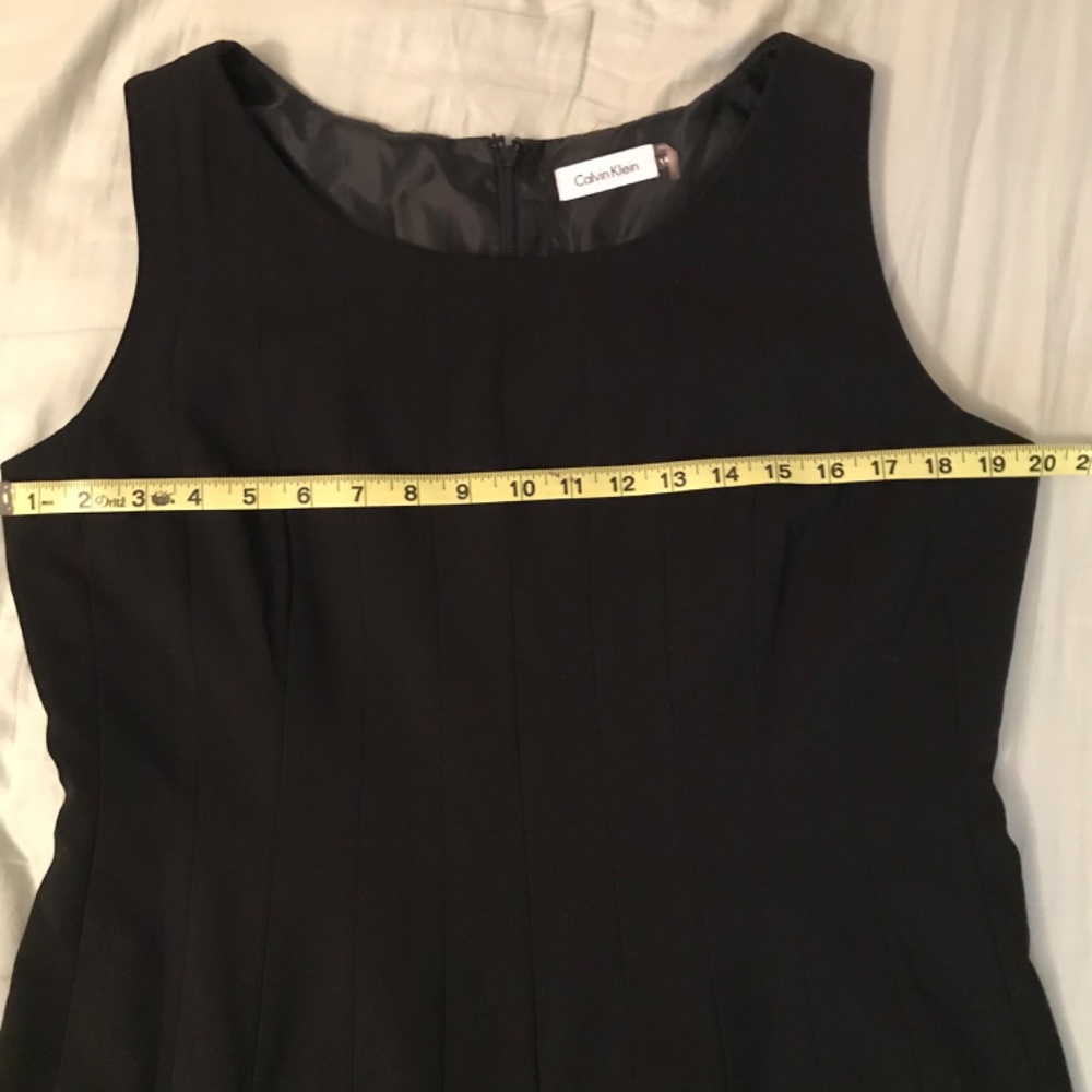 Calvin Klein Black Dress Size 14 - Picture 7 of 9